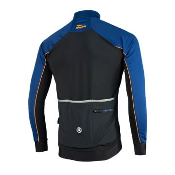 Rogelli W2 Fietsshirt lange mouwen Heren Blauw Oranje - Afbeelding 2