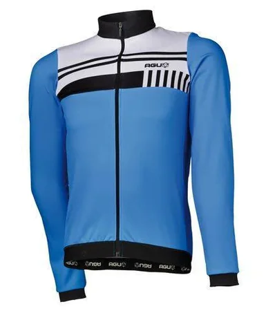 Agu Naro fietsshirt lange mouw Blauw
