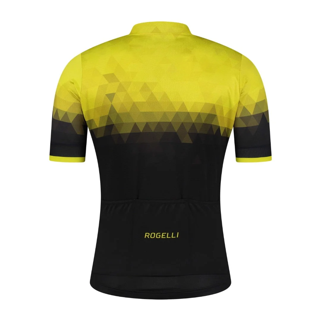 Rogelli Sphere Fietsshirt Heren Zwart/Fluor geel - Afbeelding 2