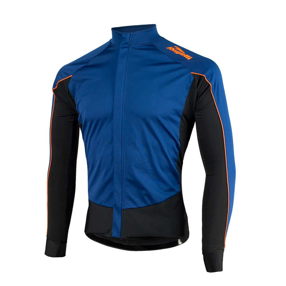 Rogelli W2 Fietsshirt lange mouwen Heren Blauw Oranje