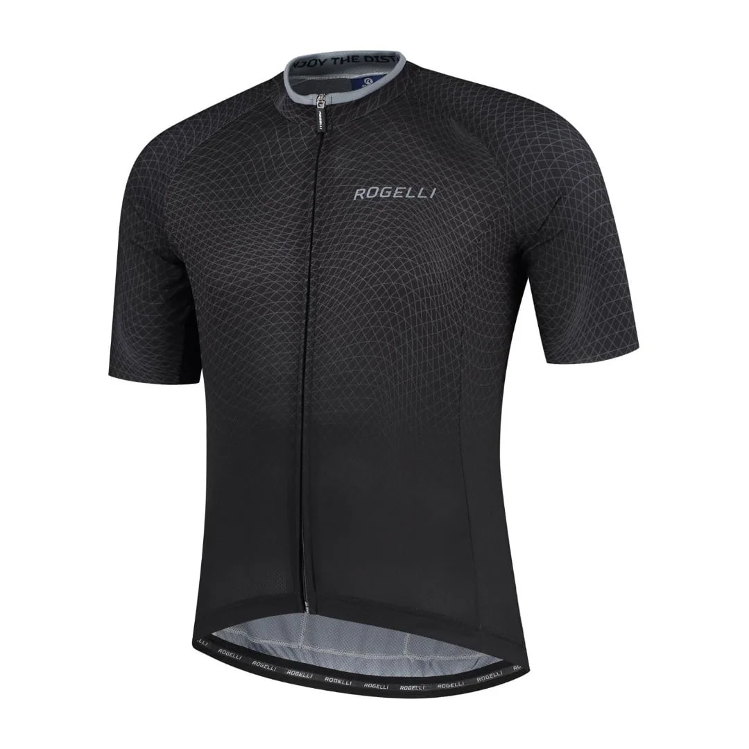 Rogelli Weave Fietsshirt Heren Zwart/Grijs