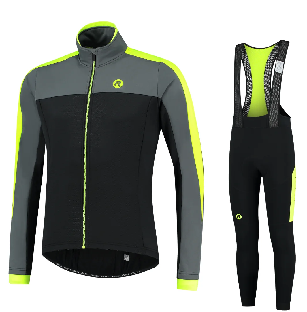 Winterset Rogelli Freeze Zwart/Fluor/Grijs