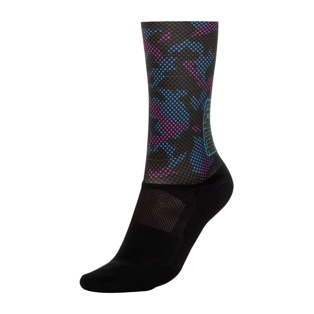 Bioracer Epic Sokken Camo21 Olive/Blauw