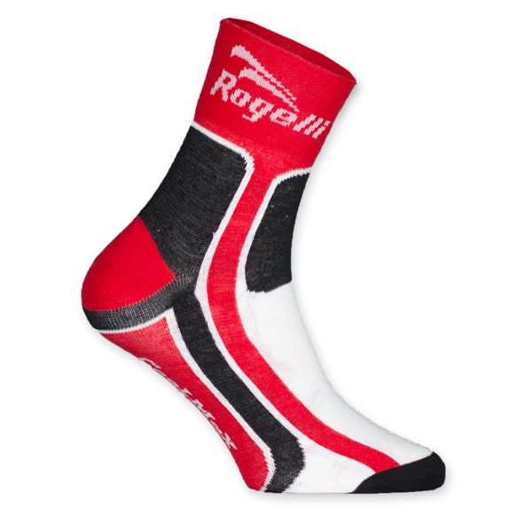 Fietssokken Rogelli RCS-03 Rood/Zwart/Wit