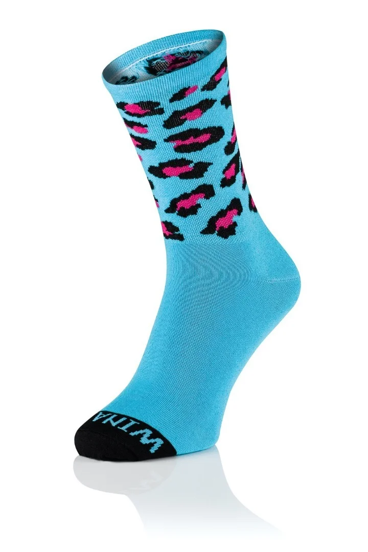 WINAAR FIETSSOKKEN CX CAT BLUE - BLAUW