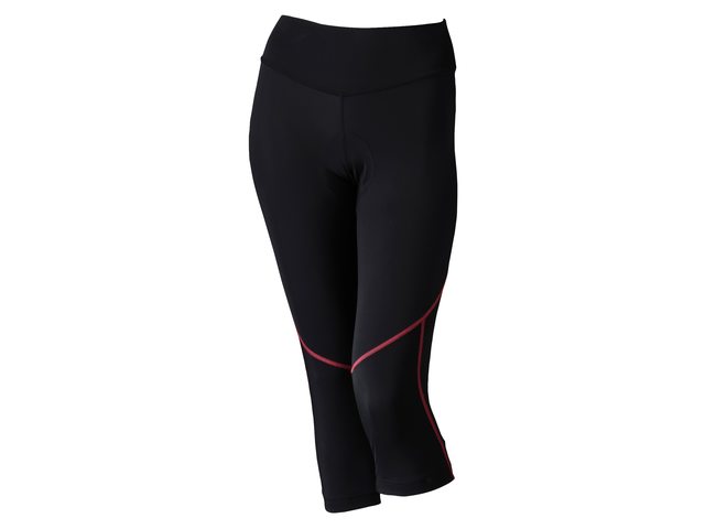 Agu Broek 3/4 Grid Dames Zwart/Coral