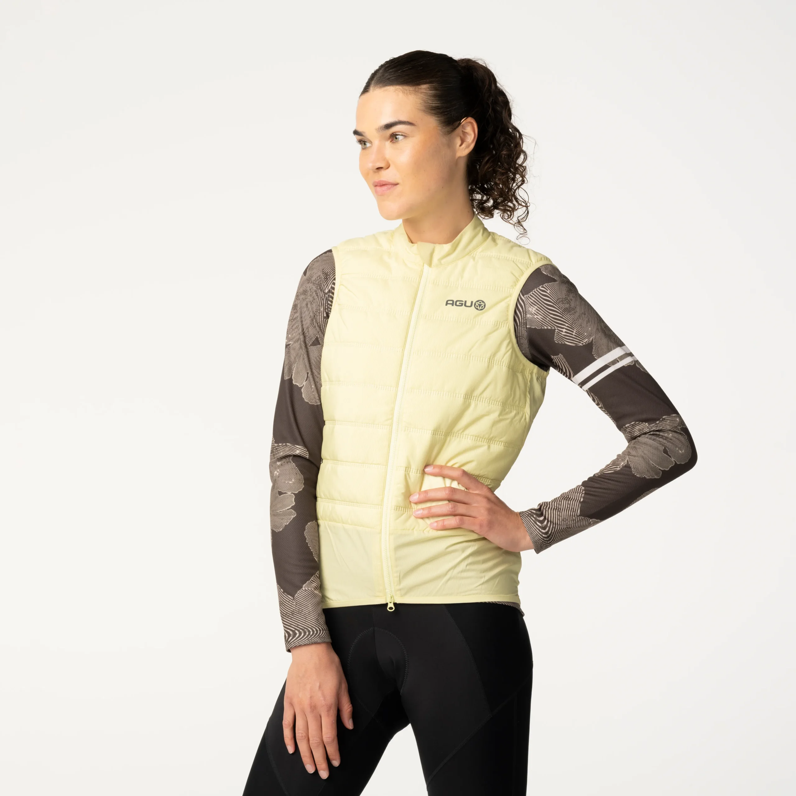 AGU PADDED BODY PERFORMANCE DAMES CELESTIAL YELLOW - Afbeelding 3