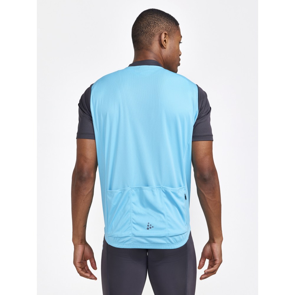 Craft Core Endurance Logo fietsshirt heren AQUAMARINE-SLATE - Afbeelding 3