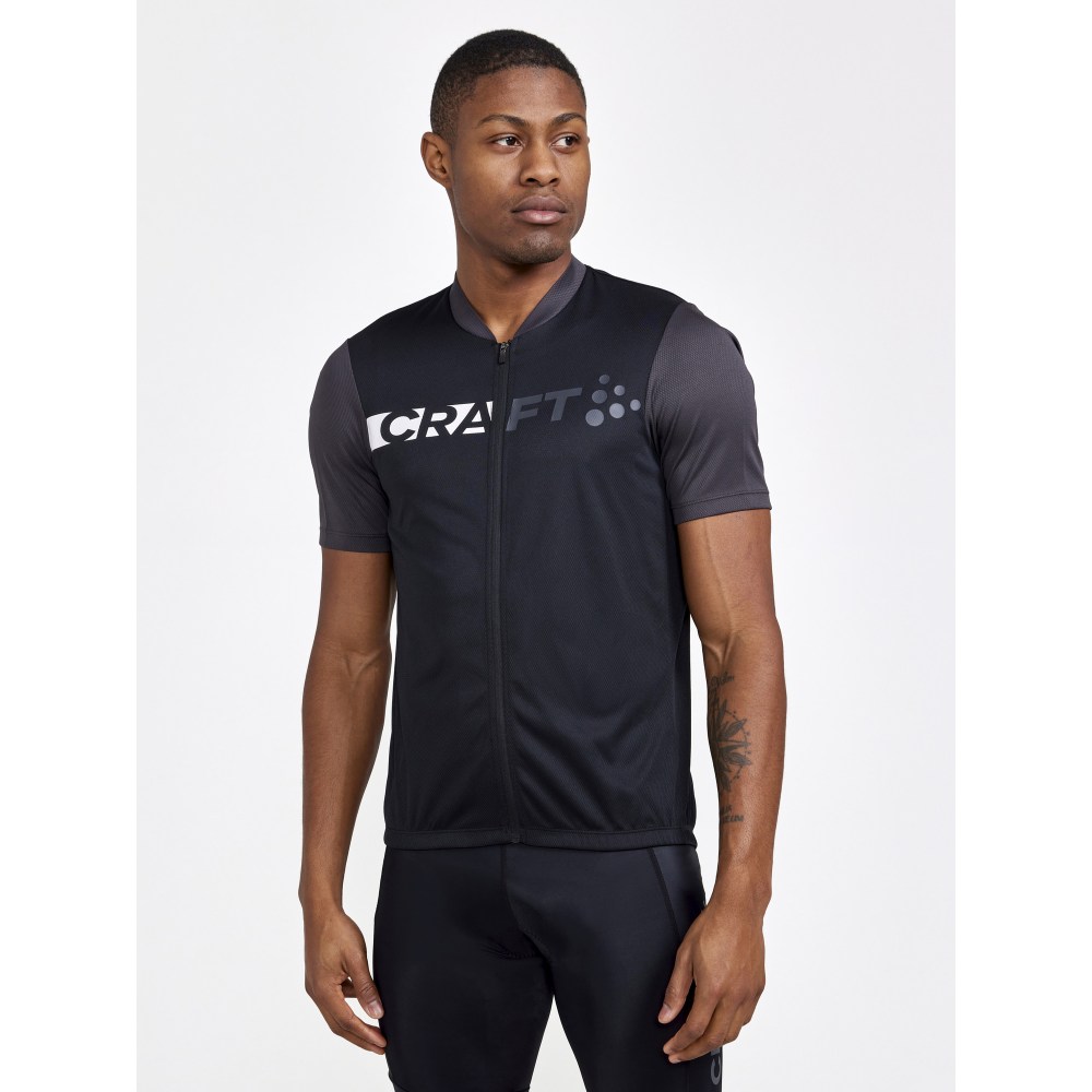 Craft Core Endurance Logo fietsshirt heren Black/Slate - Afbeelding 2