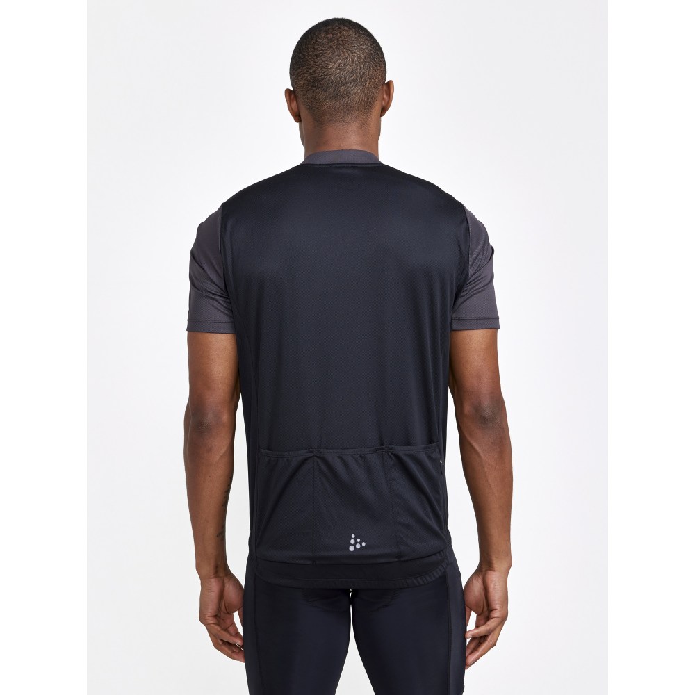 Craft Core Endurance Logo fietsshirt heren Black/Slate - Afbeelding 3