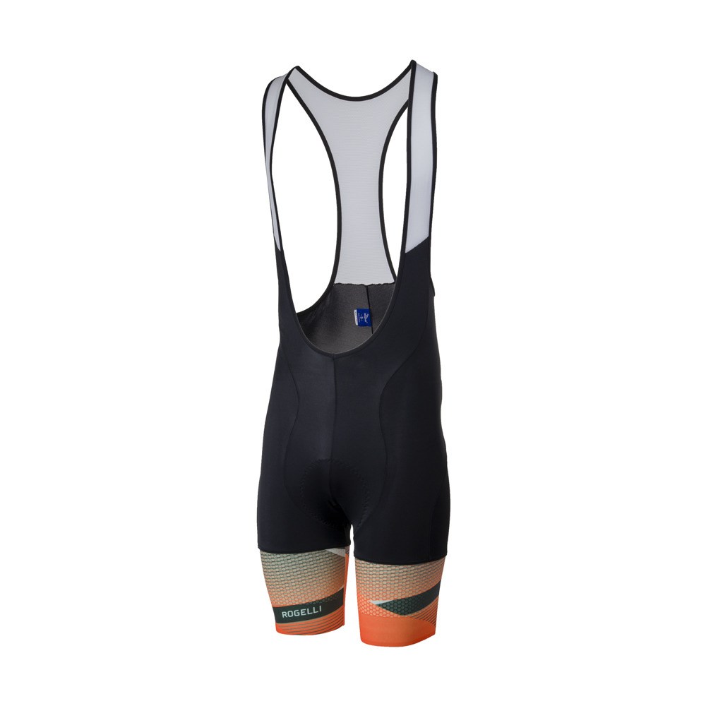 Rogelli Arte bibshort zwart/oranje