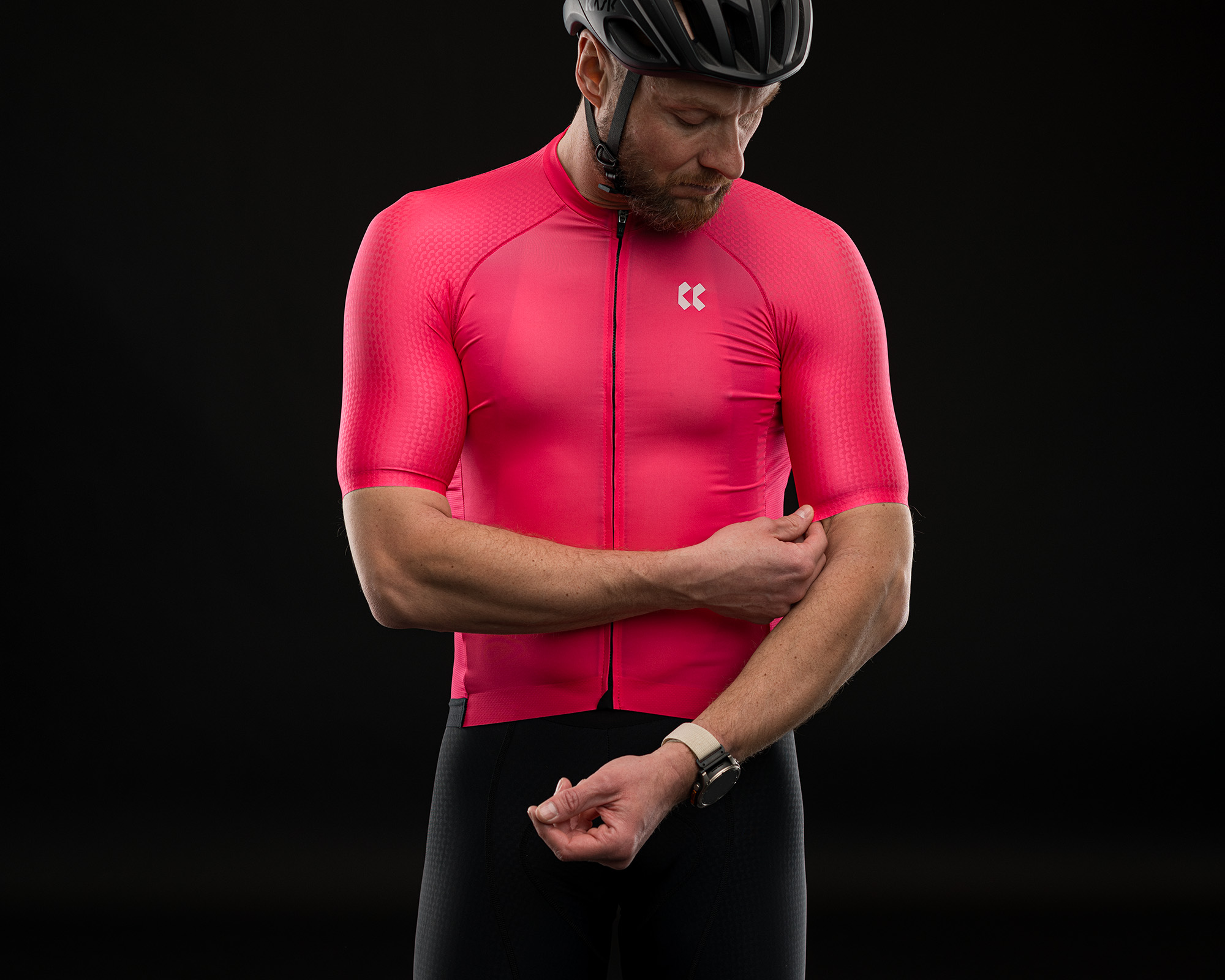 KALAS PASSION Z5 | Fietsshirt AERO | Raspberry Red Heren - Afbeelding 4