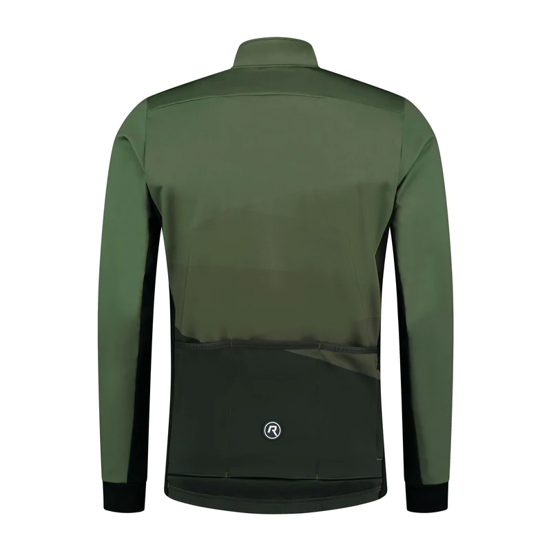 Rogelli Tarax Fietsjack Winter Leger Groen - Afbeelding 2