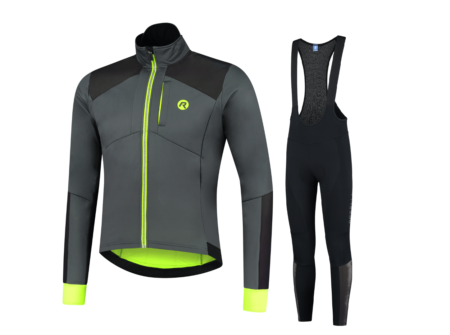 Rogelli Winterset Rogelli Hi Vis Zwart/Reflectie/Fluor