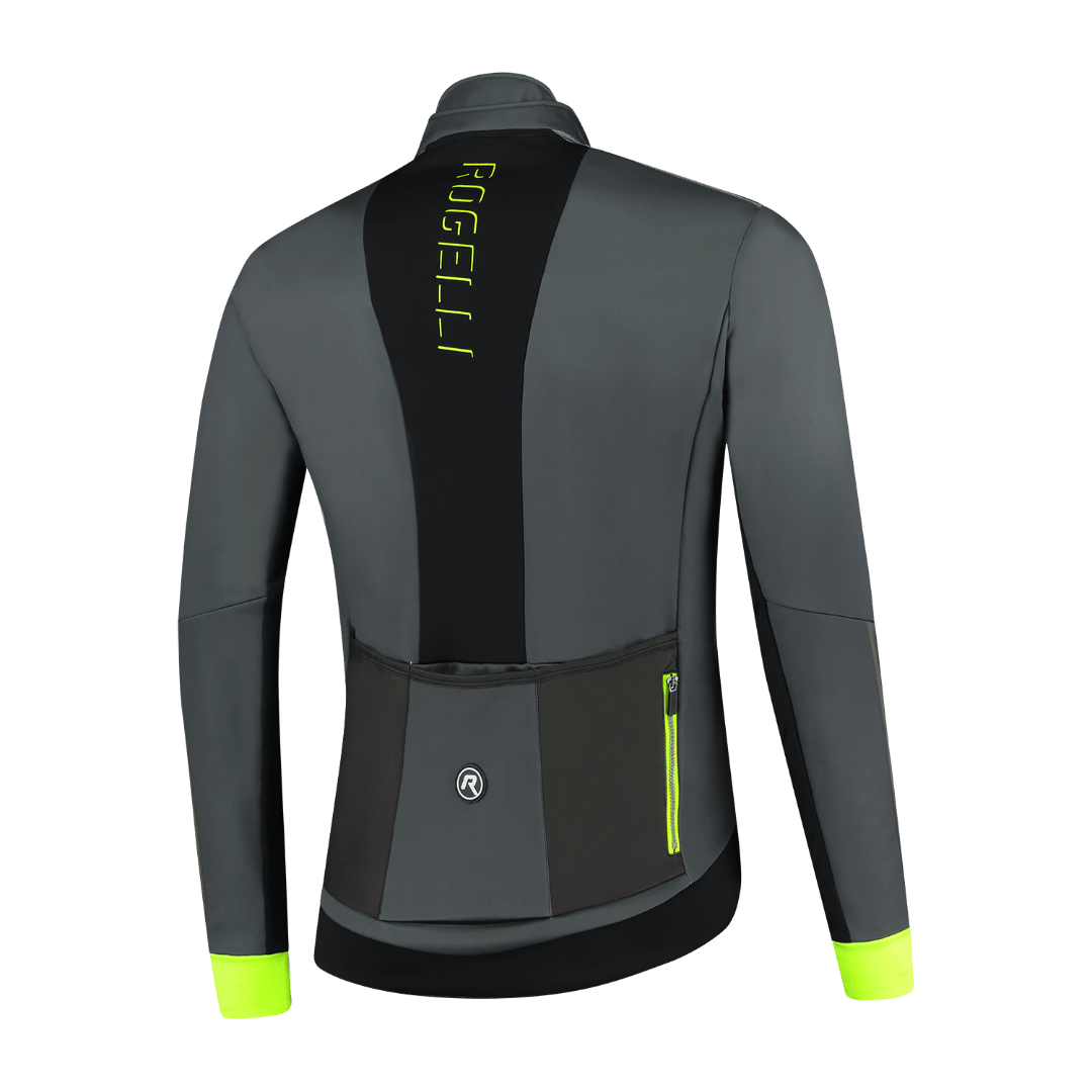 Rogelli Winterset Rogelli Hi Vis Zwart/Reflectie/Fluor - Afbeelding 2