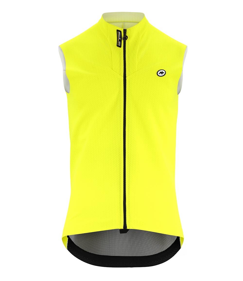 Assos MILLE GTS C2 Spring/Fall Windvest Fluo Geel/Zwart Heren
