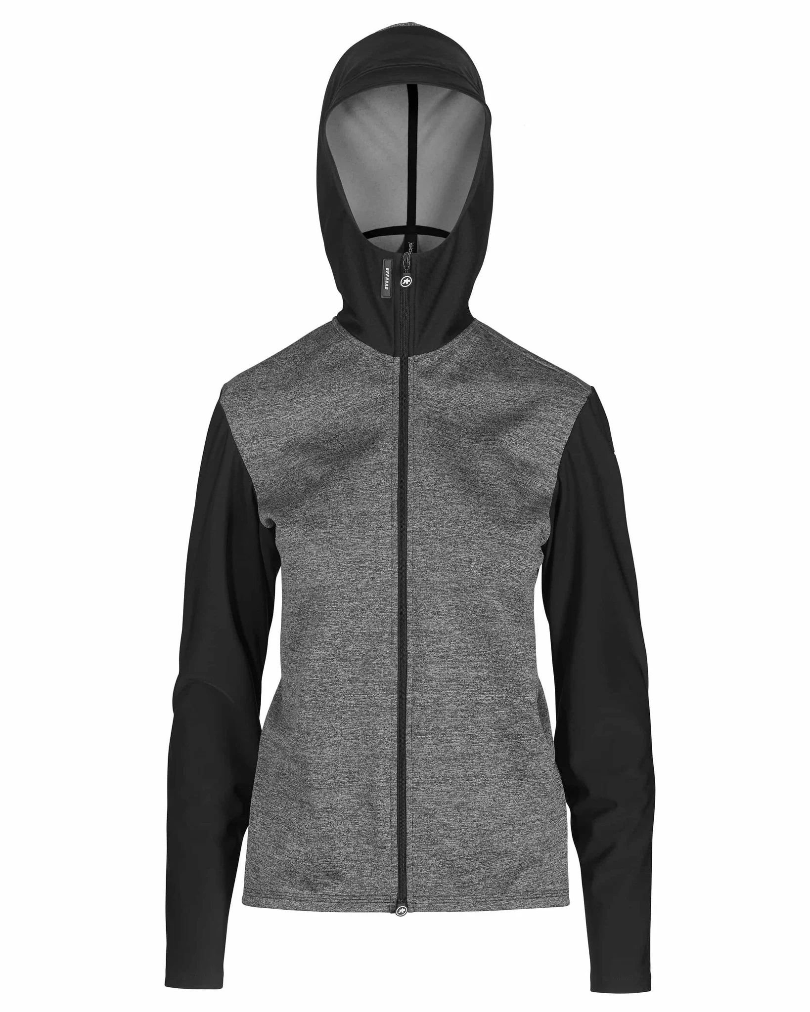 Assos Trail Spring Fall Hooded Jacket Dames Zwart