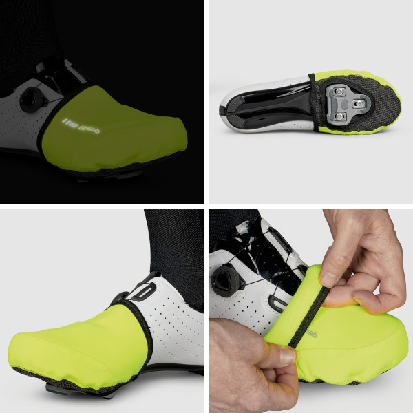 GripGrab Windproof Wielren Toe Covers Hi-Vis - Afbeelding 5