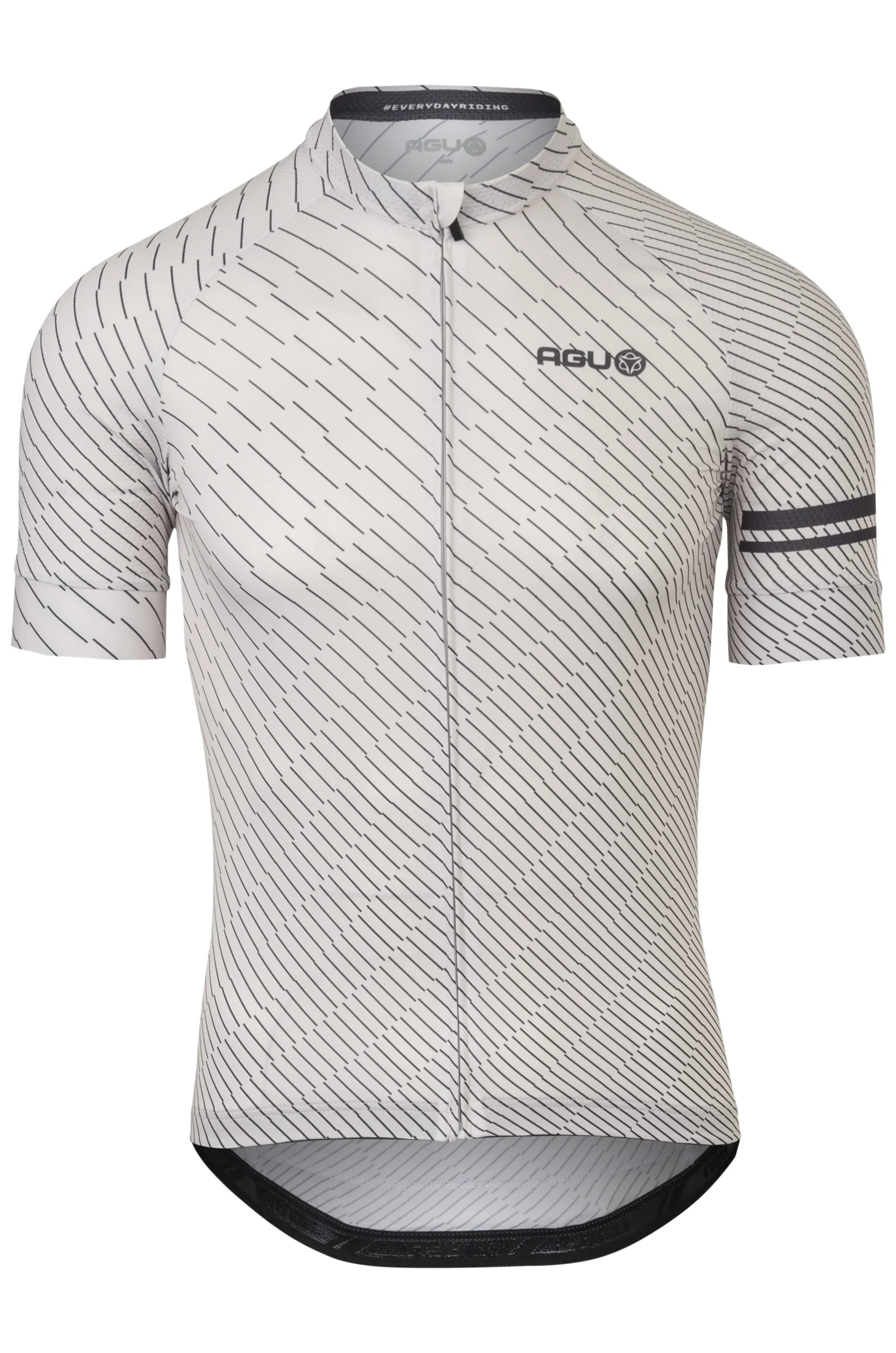 Agu Chippie Lines Fietsshirt Essential Chalk White Heren