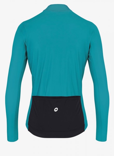 Assos Mille GT Spring Fall Long Sleeve Jersey turquoise green - Afbeelding 3