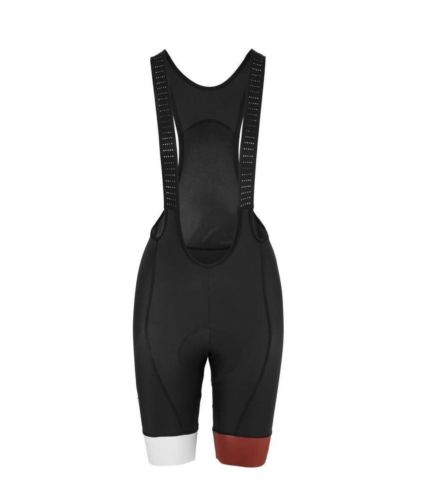 AGU Bibshort SIX6 Dames Met Bretels Zwart/Bruin