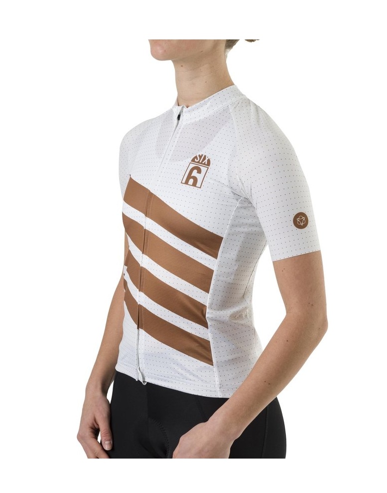AGU Classic Fietsshirt SIX6 Dames Wit - Afbeelding 3
