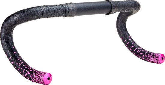 Supacaz Super Sticky Kush Star Fade Stuurlint Neon Roze/Zwart - Afbeelding 2