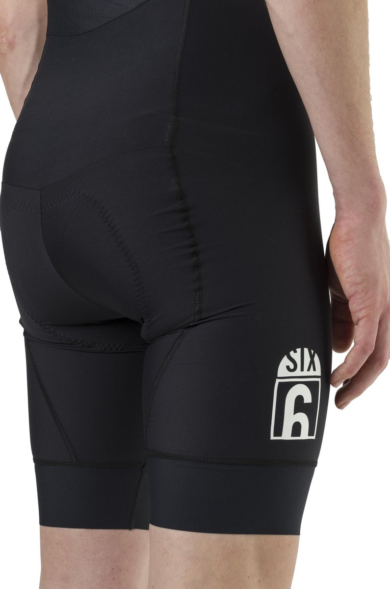 AGU Bibshort SIX6 ll Heren Met Bretels Zwart - Afbeelding 4