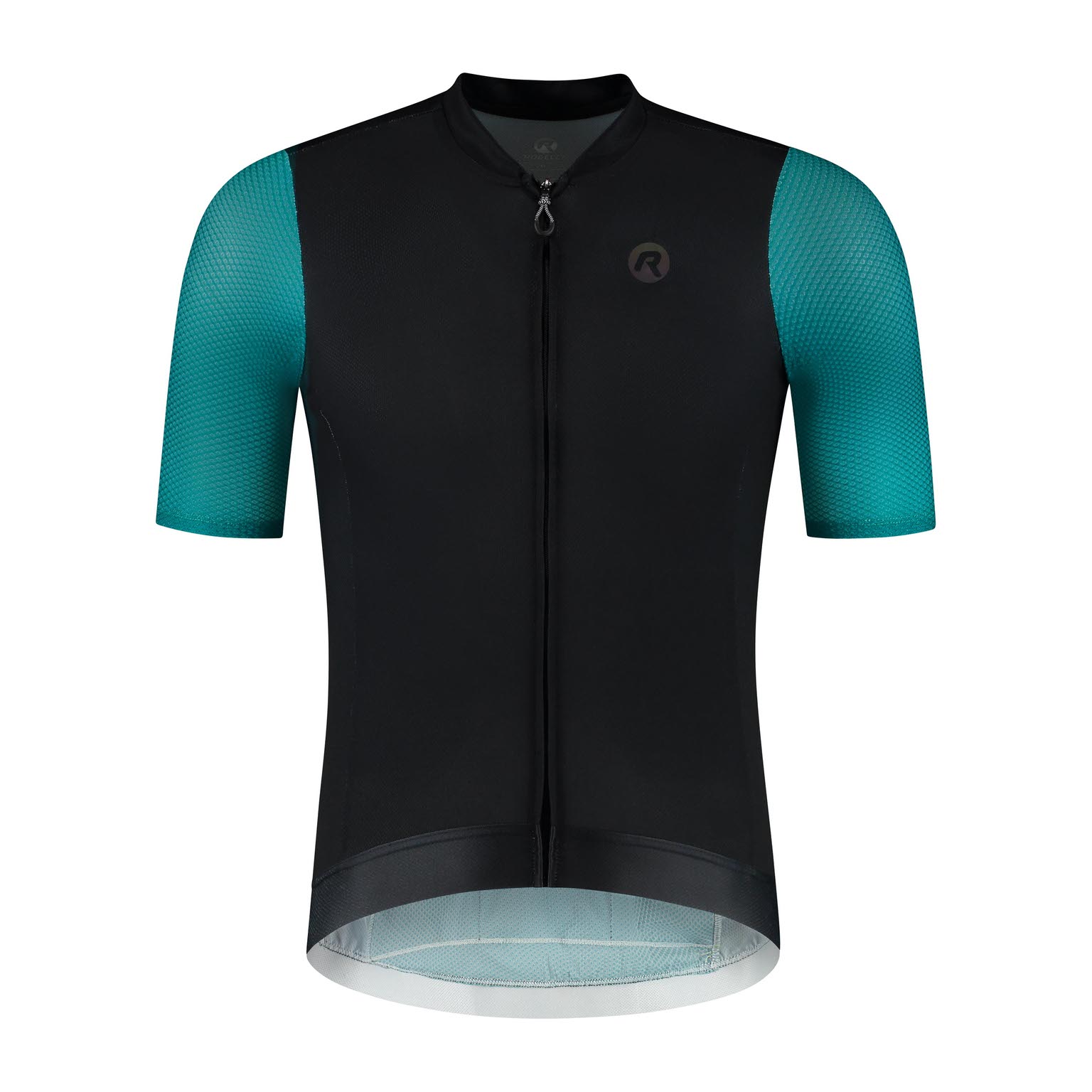 Rogelli Wielershirt Fast Zwart/Blauw/Groen