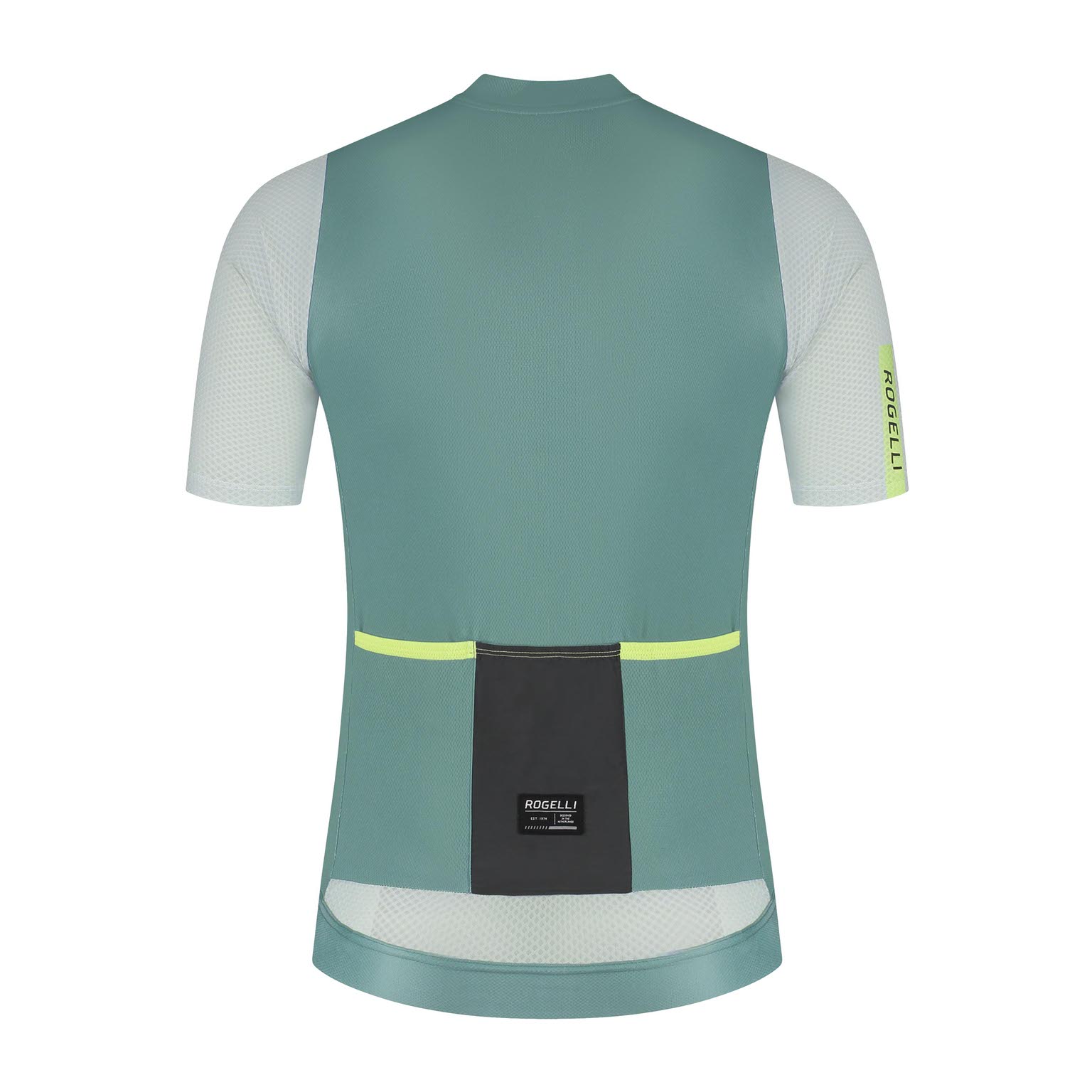 Rogelli Fast Fietsshirt Heren – Mint/Lime - Afbeelding 2