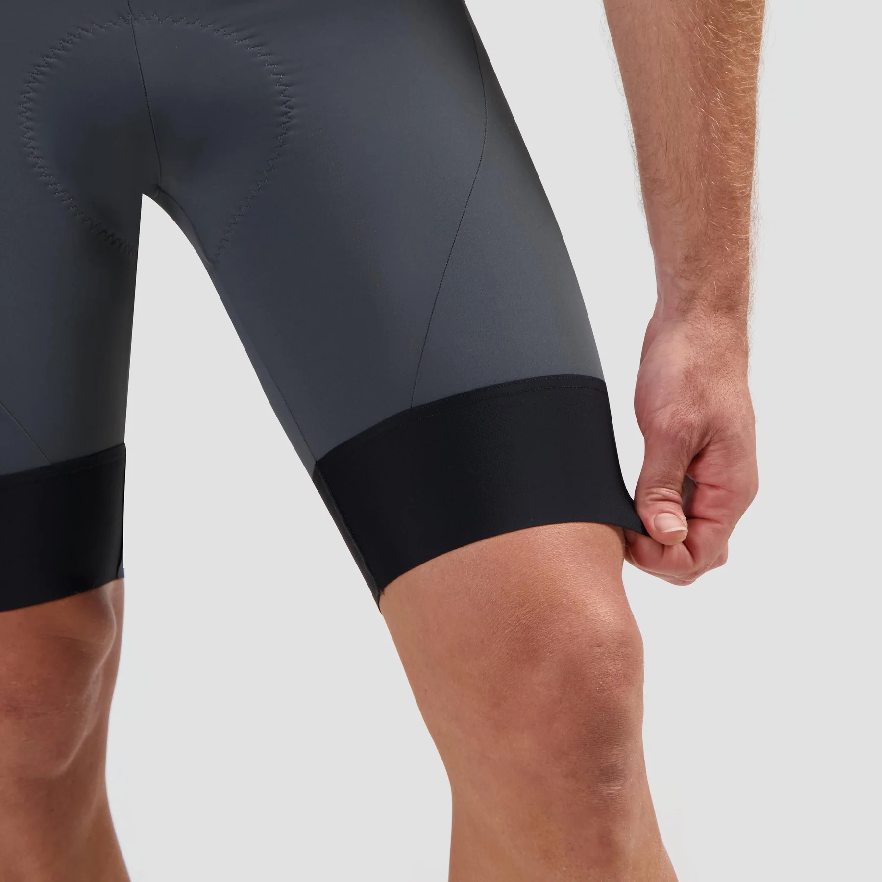 Rogelli Signature Fietsbroek Heren Grijs - Afbeelding 4