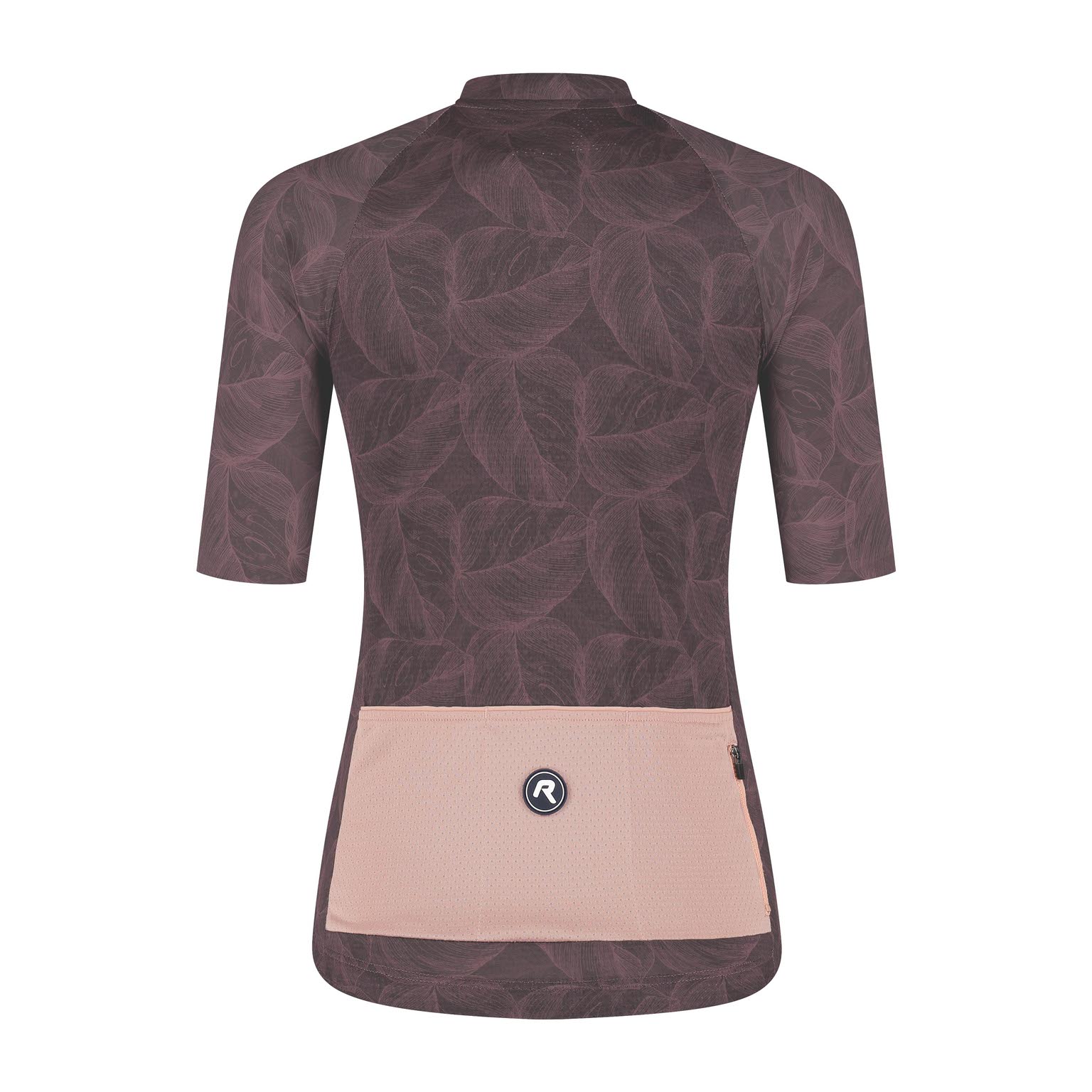 Rogelli Essential Graphic II Fietsshirt Dames – Bordeaux - Afbeelding 2