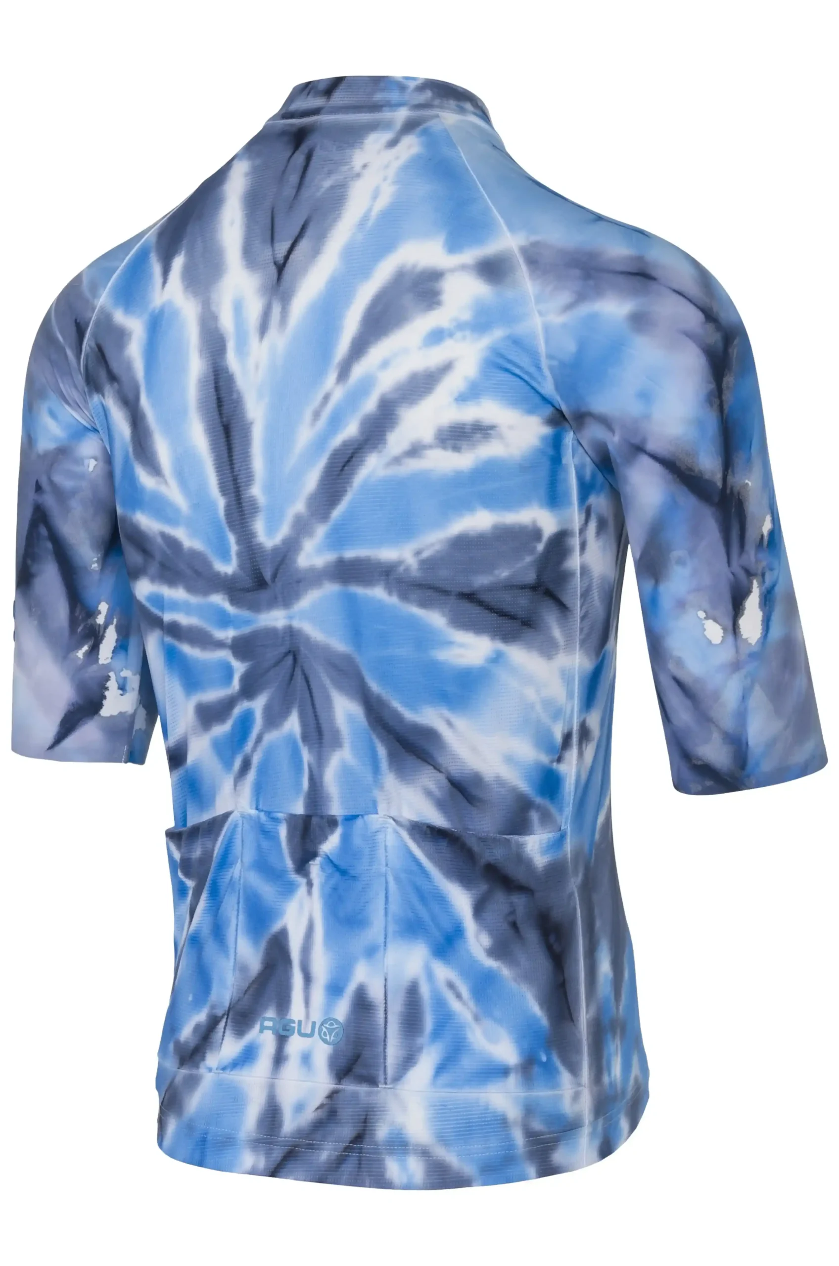 AGU Classic Breakaway Fietsshirt Korte Mouwen Blauw/Zwart/Wit Heren - Afbeelding 2