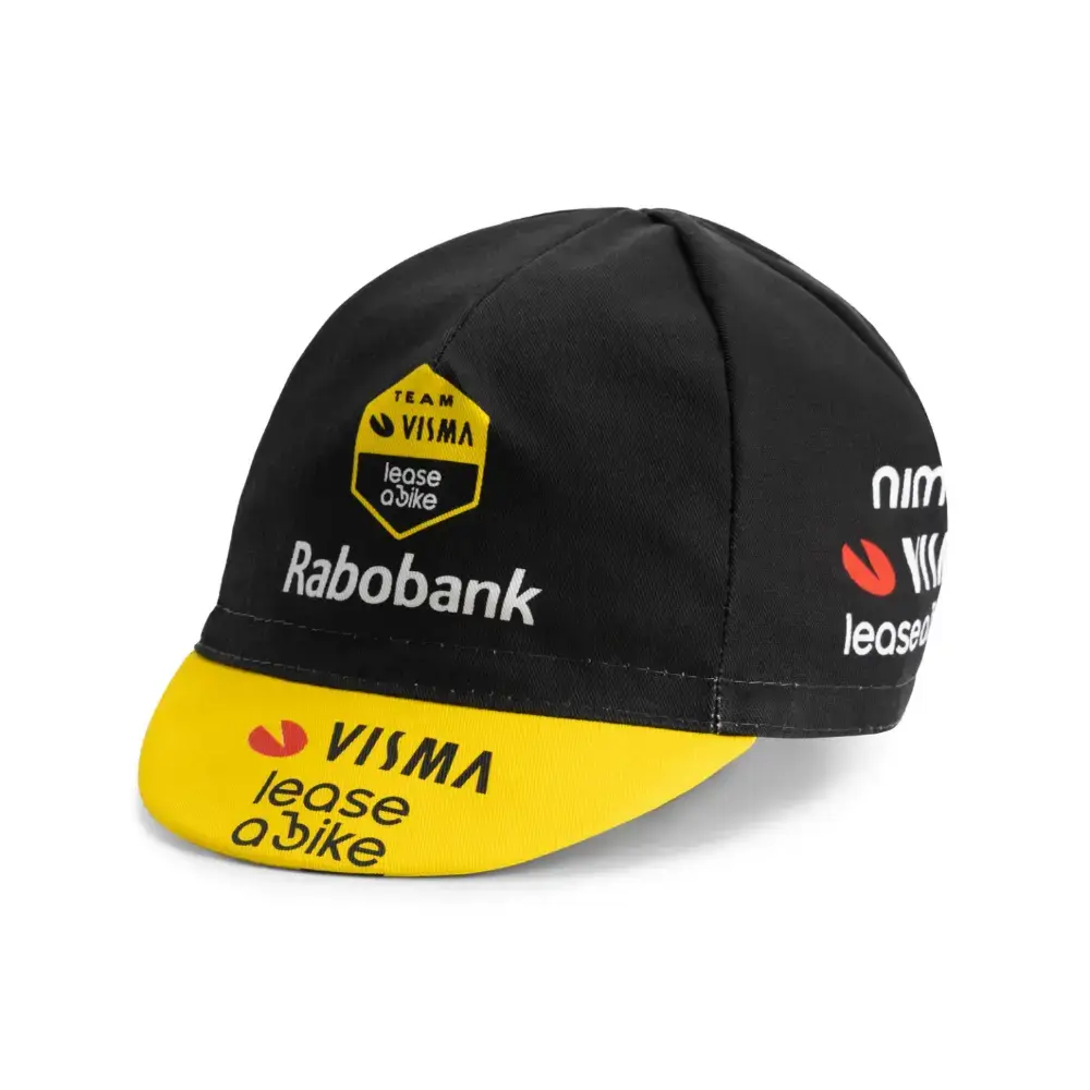Visma Lease a Bike Koerspet Zwart/Geel - Afbeelding 2