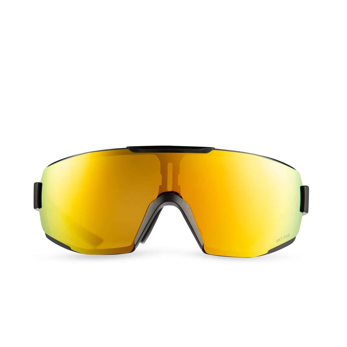 AGU Bold Anti Fog Sport Zonnebril Zwart met Gold Lens - Afbeelding 2