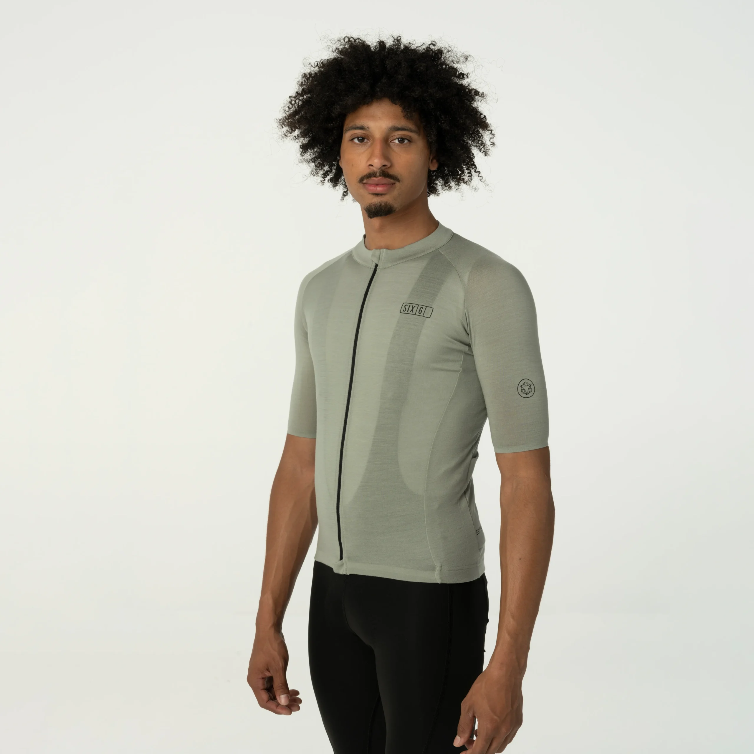 Agu Merino Fietsshirt SIX6 Heren Highland Green - Afbeelding 3