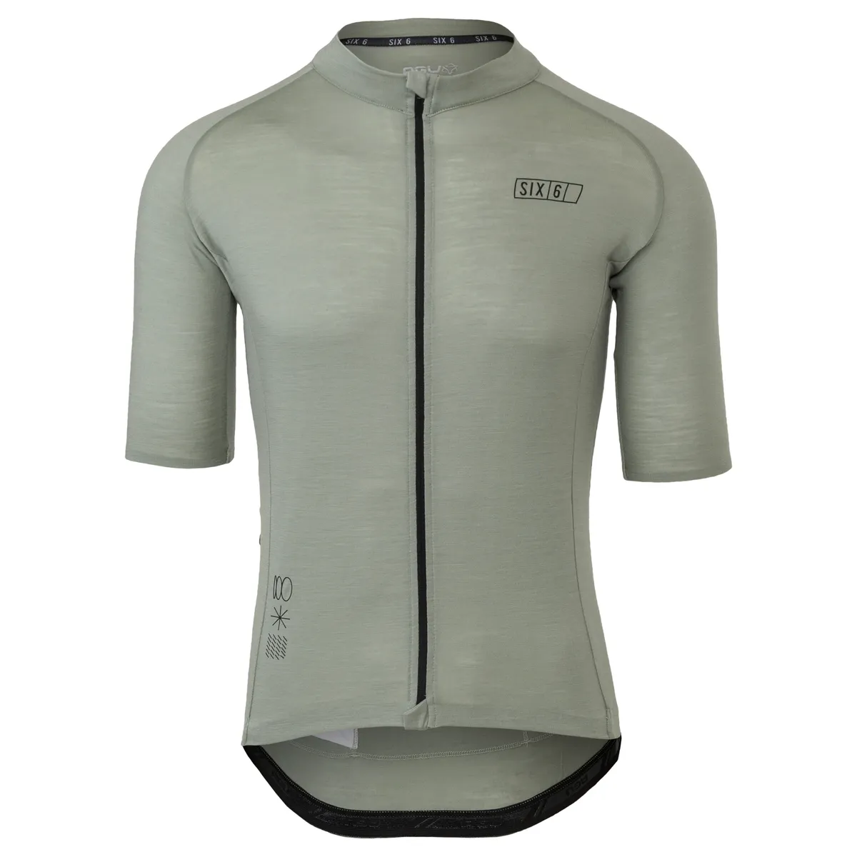 Agu Merino Fietsshirt SIX6 Heren Highland Green