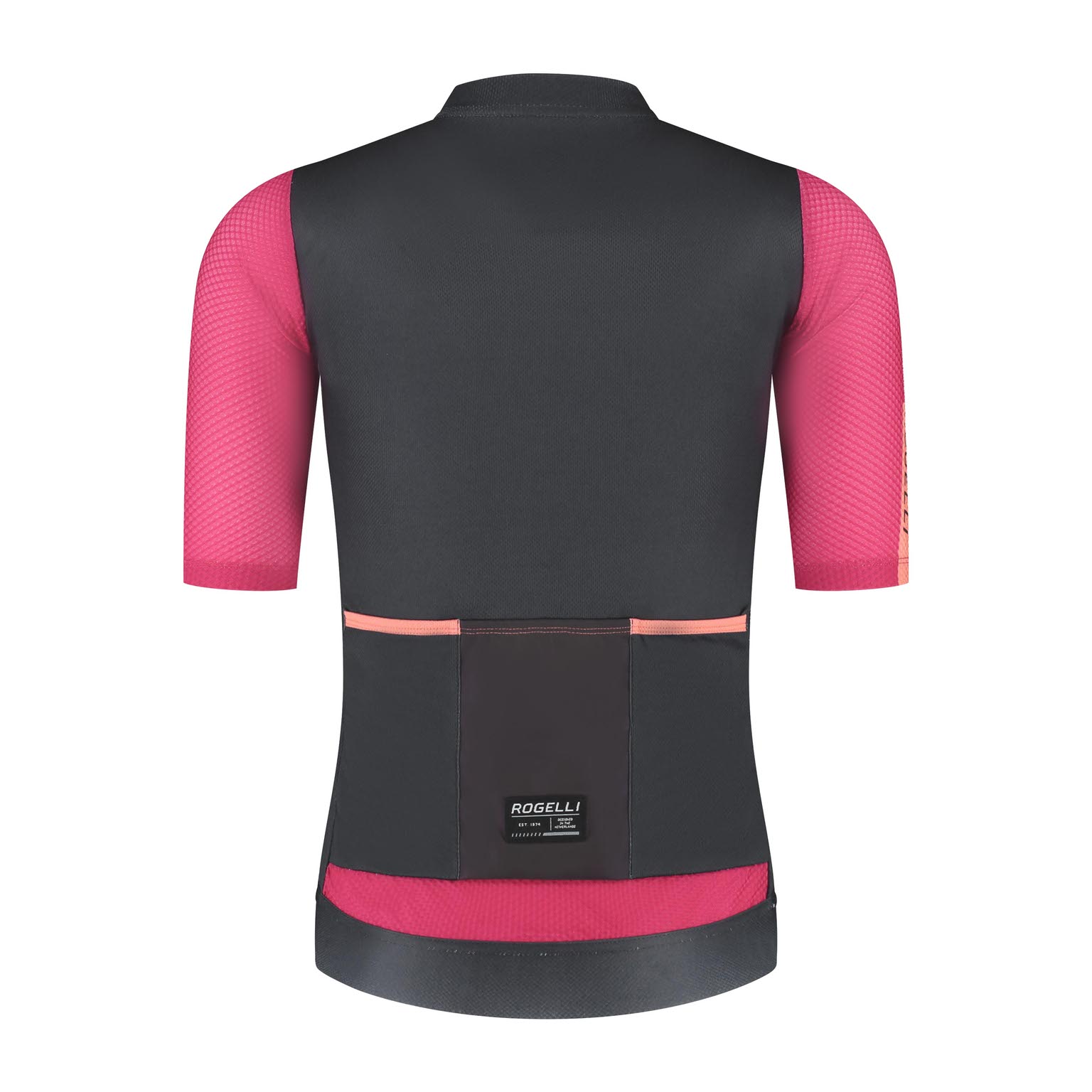 Rogelli Fast Fietsshirt Dames – Roze Coral - Afbeelding 2