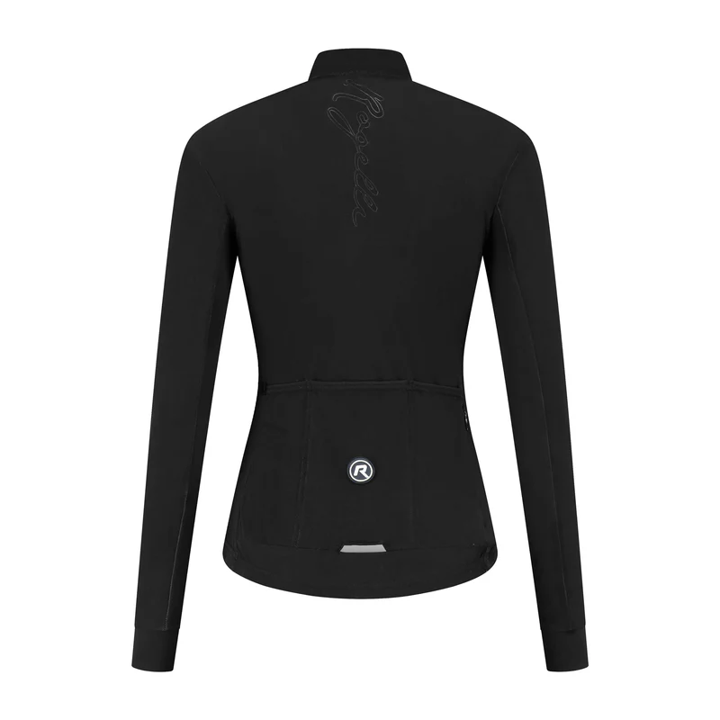Rogelli Distance dames fietsshirt lange mouwen Zwart - Afbeelding 2