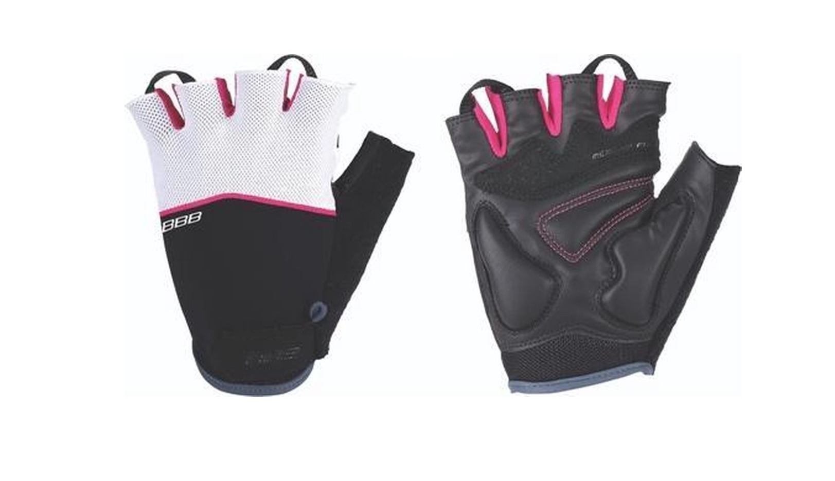 BBB BBW-47 Handschoenen Omnium Zwart/Wit/magenta S
