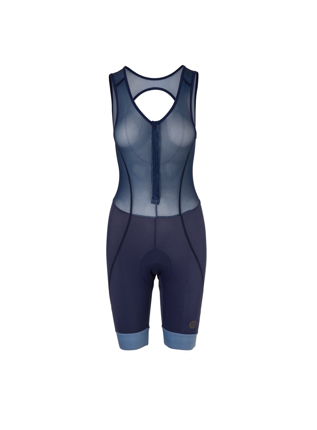 AGU High Summer Fietsbroek met Zeem Trend Dames Met Bretels Blauw