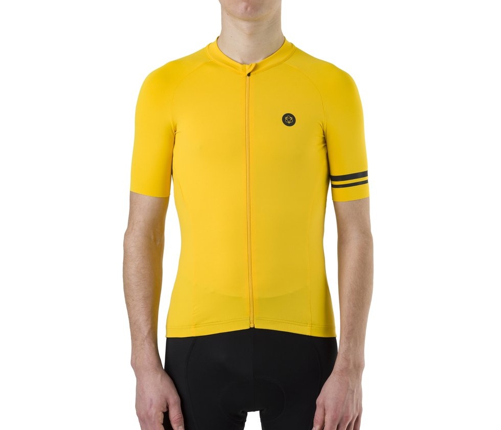 AGU Solid Fietsshirt Trend Heren - Geel - Afbeelding 3