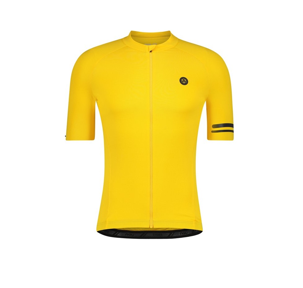 AGU Solid Fietsshirt Trend Heren - Geel