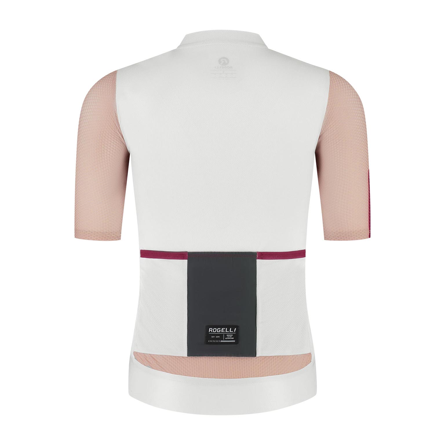Rogelli Fast Fietsshirt Dames Zand/Roze/Cherry - Afbeelding 2