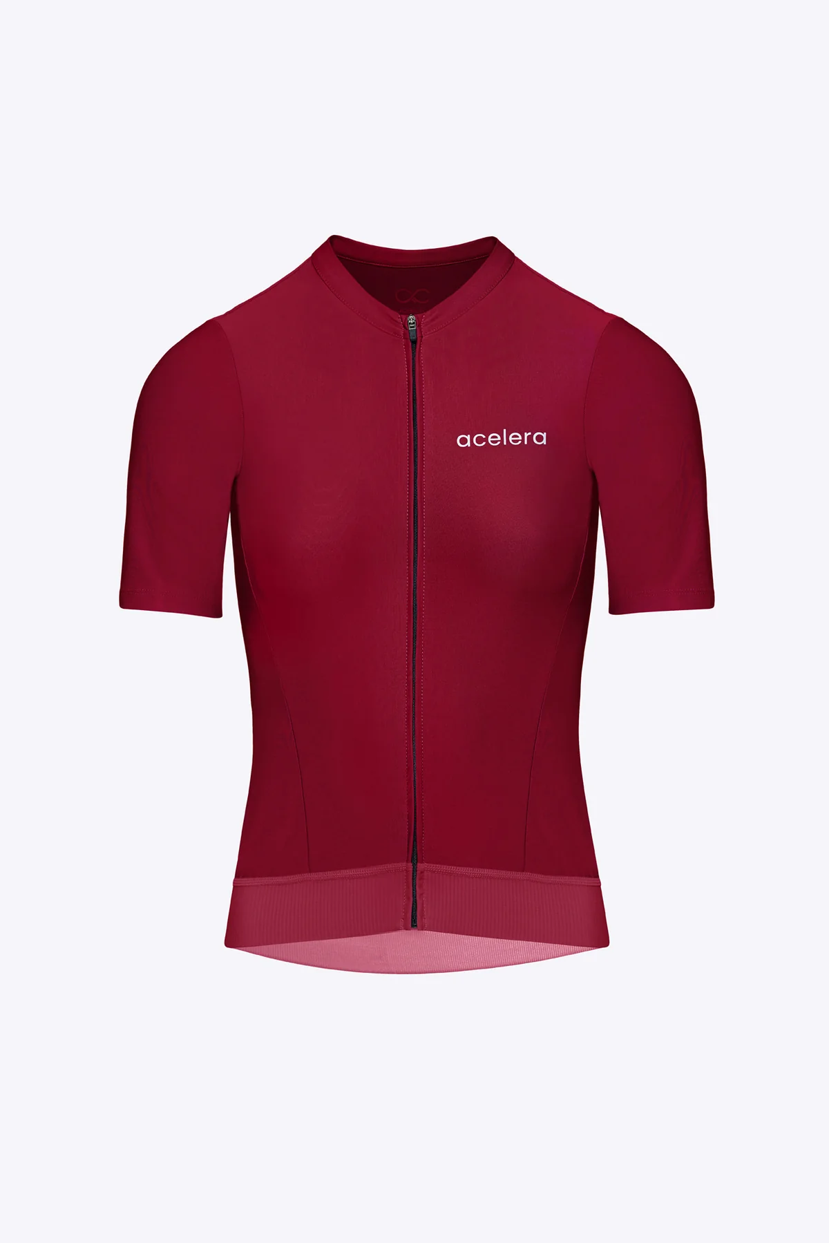 Acelera Dames Essential Fietsshirt Korte Mouw Rood