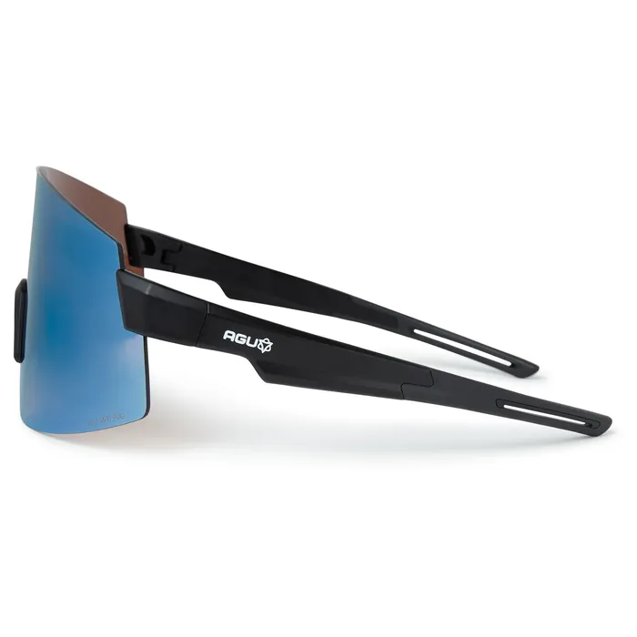 Agu Vigor XL HDII Fietsbril Zwart Blauw Lens - Afbeelding 2