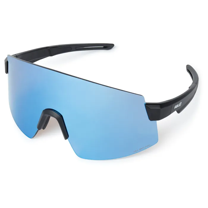 Agu Vigor XL HDII Fietsbril Zwart Blauw Lens