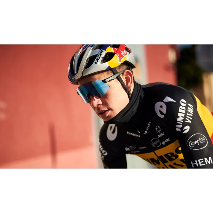 Agu Vigor XL HDII Fietsbril Zwart Blauw Lens - Afbeelding 4