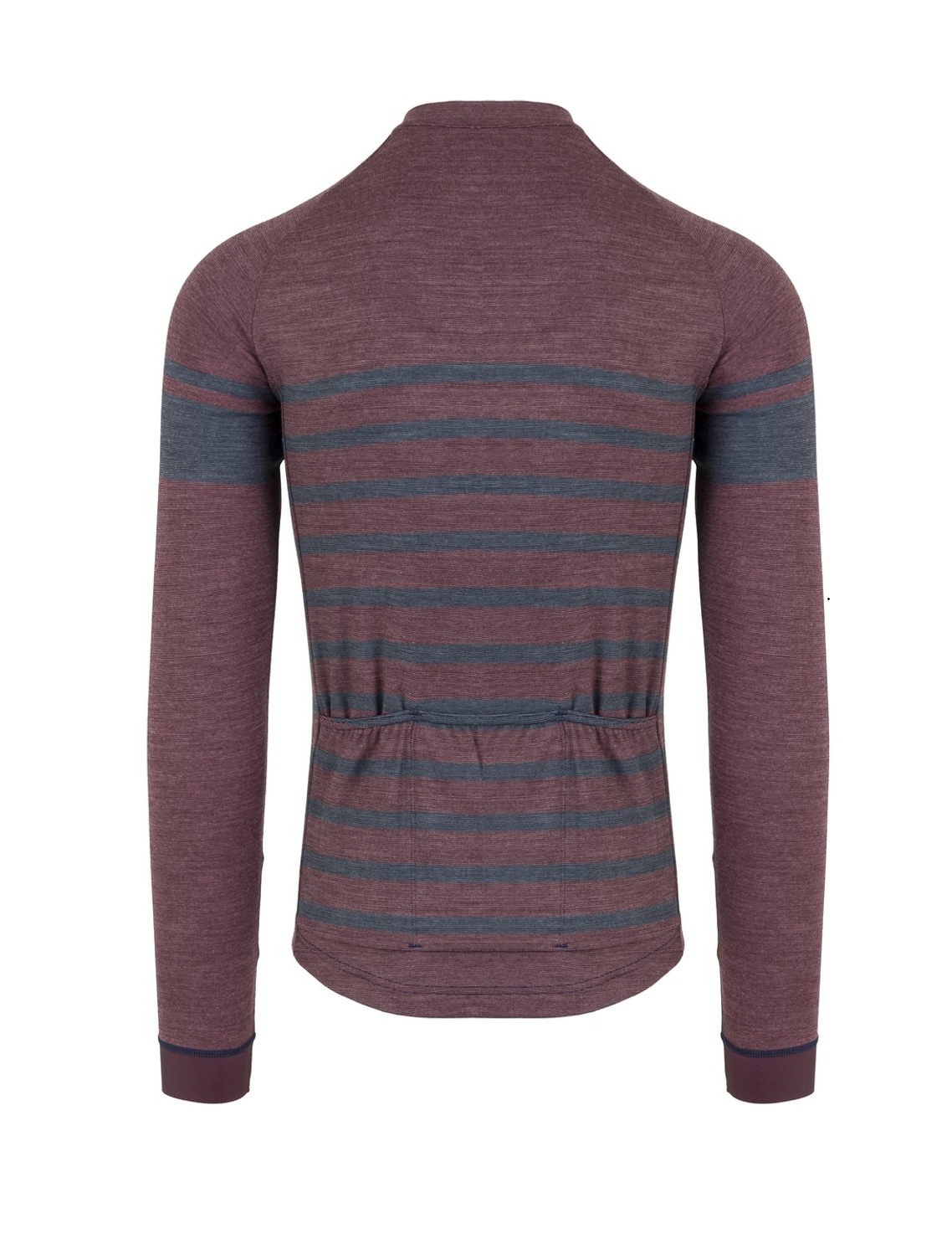 AGU Merino Fietsshirt Lange Mouwen SIX6 Heren – Blauw - Afbeelding 2