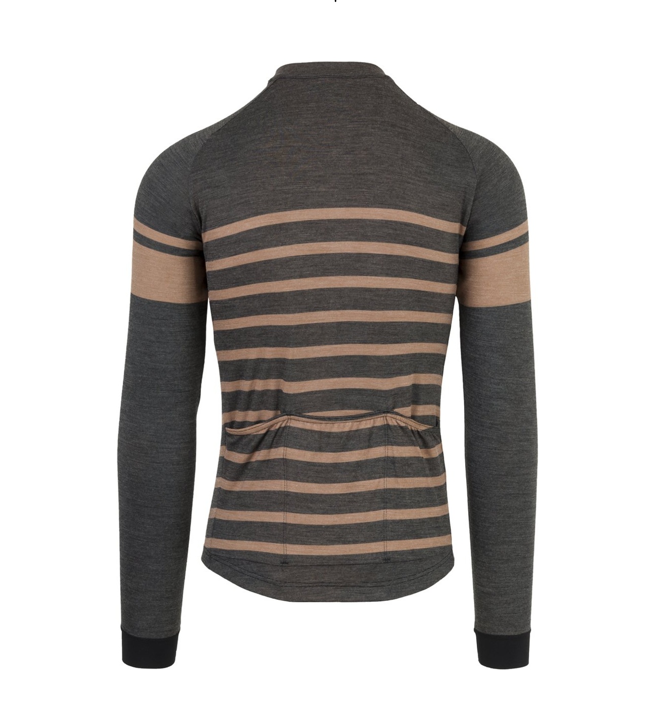 AGU Merino Fietsshirt Lange Mouwen SIX6 Heren Black/Brown - Afbeelding 2